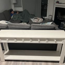 Behind The Couch Storage Table 