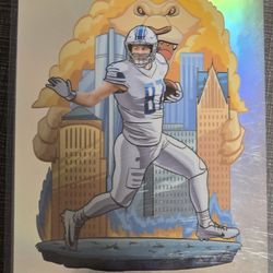 Sam LaPorta Football Card Jumbo 