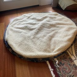 Big Round Bed For Medium And Large Dogs
