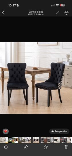 Set of 4 dining chairs 🪑
