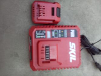 SKIL charger n  BATTERY 12v 2Ah