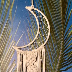 White Moon Dream Catcher