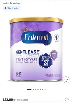 Enfamil Gentlease Powder Infant Formula - 12.4oz: Gluten-Free, Easy to Digest, Milk-Based