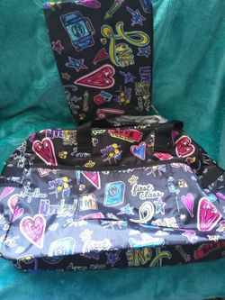 Brighton Jetsetter Duffle Bag With Cosmetic Case.