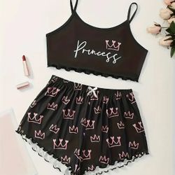 Princess Crown PJ Set X-LARGE (12)