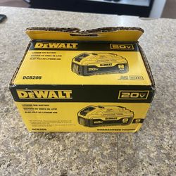 Dewalt 20Volt 8Ah Battery New