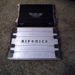 Bruits Hifonics Amplifier 1600 Watts And A Power Acoustic Cpt4-1200 