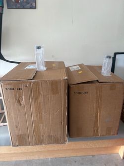 Bulk Lot 240ct Clear Plastic Bottles 16oz and 12oz