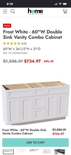 Doble side cabinet/ used/ must pick up