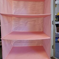 Pink Closet Organizer 