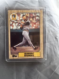 Barry Bonds Error Rookie Card