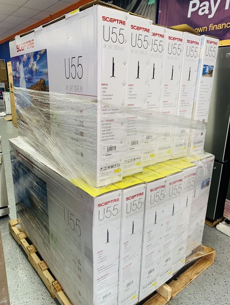 Brand New 55” TV 4K UHD With Free Roku Stick 