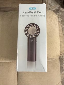 H09 Handheld Fan – 1-Second Instant Cooling