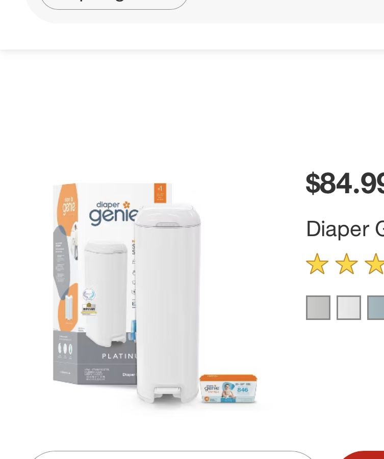 Diaper Genie And Refills 