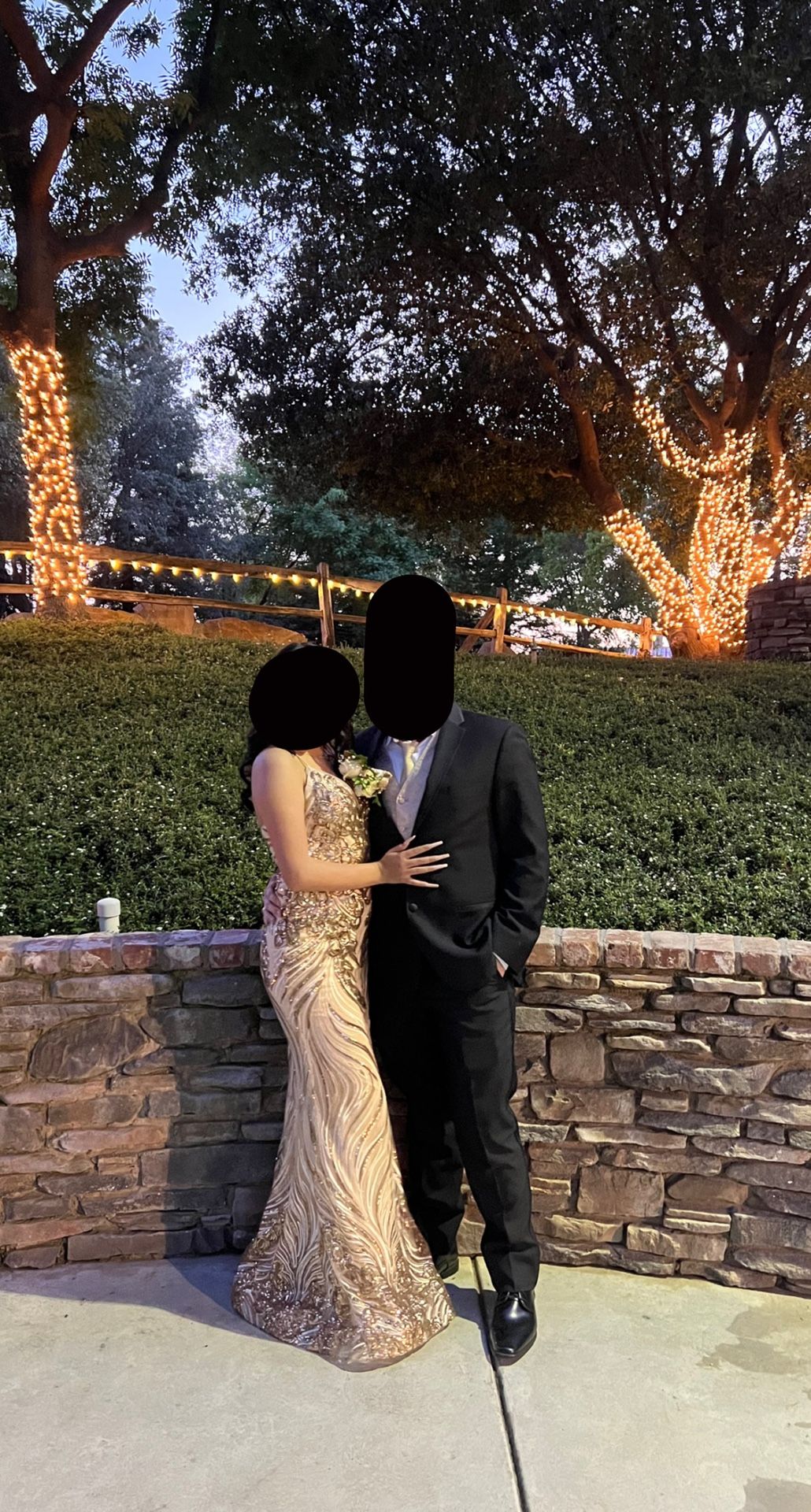 Champagne Gold Prom Dress Need Gone!!!!