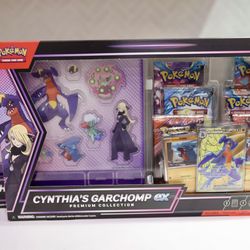 Cynthia’s Garchomp Premium Collection Lot Of 2