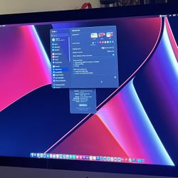 iMac 27” Cores i5 @3,2GHz /8TB  HD Storage +512GB SSD .32GB :Running macOS Ventura 13.2 - W/ Wireless Keyboard,mouse And Trackpad 