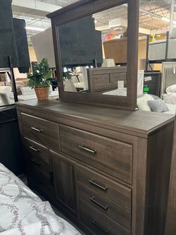 Ashley dresser and mirror