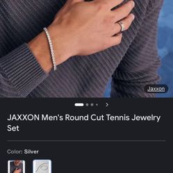 Jaxson Bracelet  And Chain Set Diamond 
