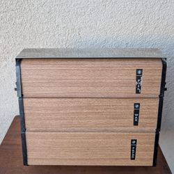 Vintage mid century 1950's Kromex Wall Paper Towel Wax Paper And Foil Holder