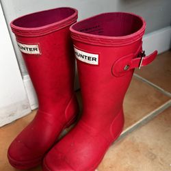 Kids Size 11 Hunter Rain Boots