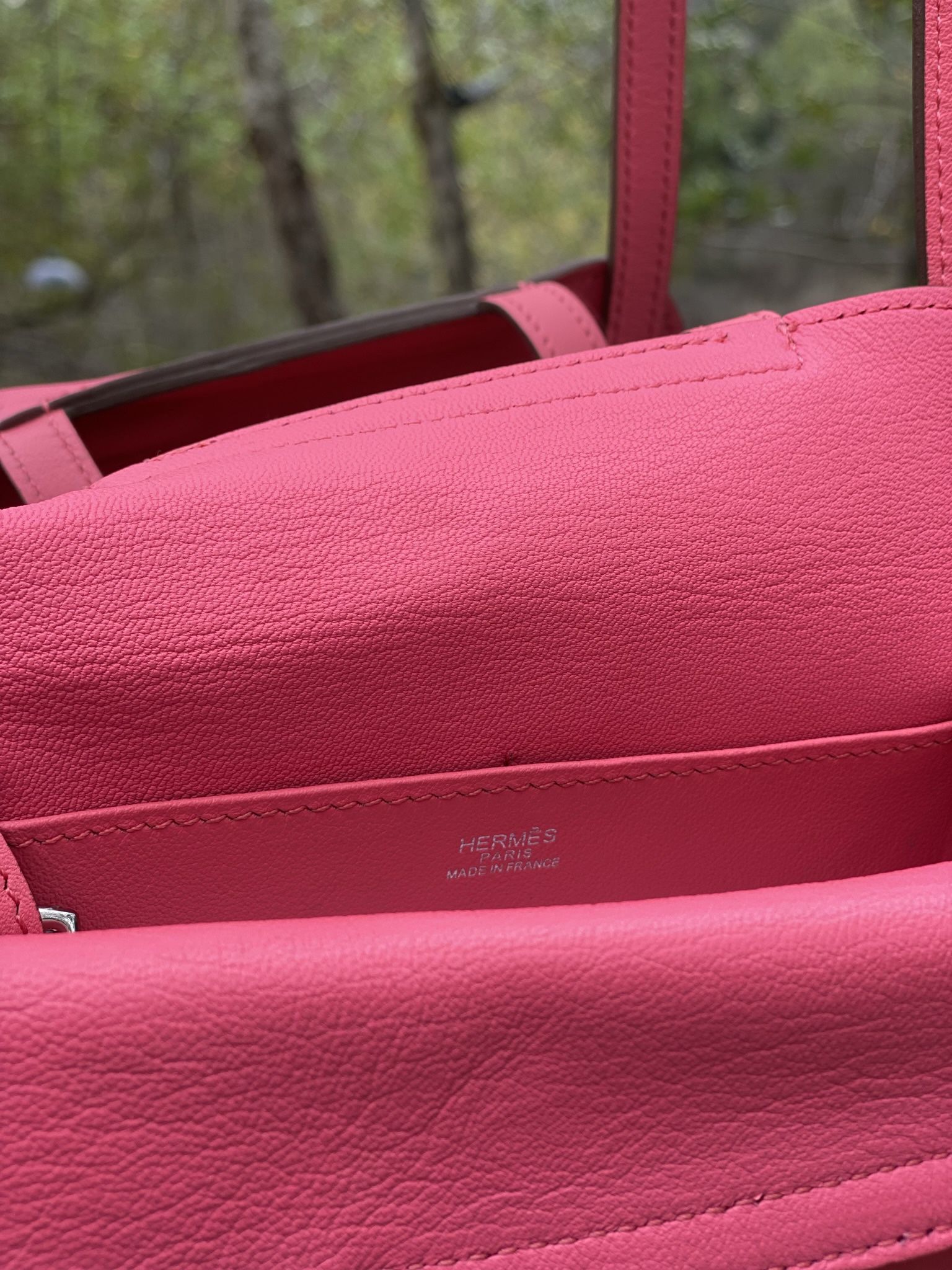 Pink Leather Purse