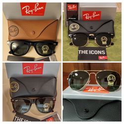 Ray Ban Sunglasses Various Styles 🕶️😎🕶️