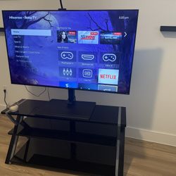 58 Inch 4k Tv With Tv Mount Stand