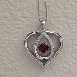 Kay Jewelers Sterling Heart Necklace