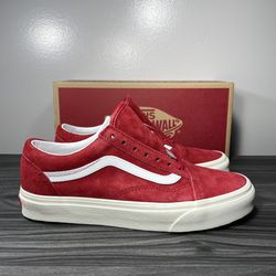 Vans Old Skool Pig Suede Burnt Red