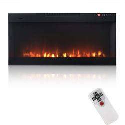 36” Electric Fire Place With Remote Control