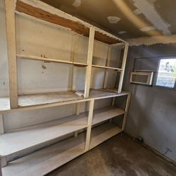Wooden Solid Heavy Duty Storage Shelfs 