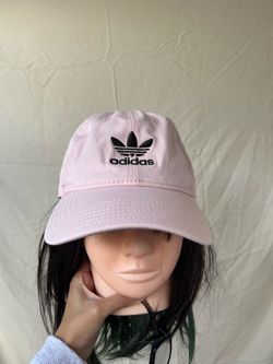Adidas Women's Originals Relaxed Strapback Cap Hat One Size Pink White Or Black