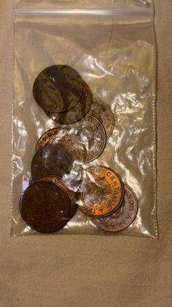 Mexican centavos bag