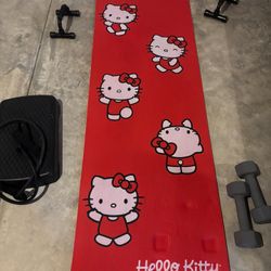 hello kitty yoga mat