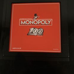 Snap On 100 Year Anniversary Edition Monopoly 