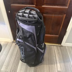 COBRA 14 COMPARTMENT GOLF CART BAG NICE!