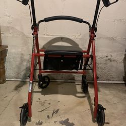 Rolling Walker with Seat & Storage