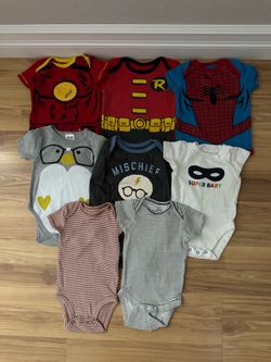3-6 months assorted onsies