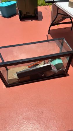 Tank with accessories