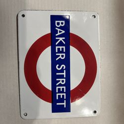 Vintage Garnier London Underground “Baker Street” Miniature Bullseye