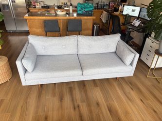 Article Anton 82" Mid-Century Modern Sofa – Winter Gray – Excellent Condition