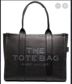 Marc jacobs leather tote bag