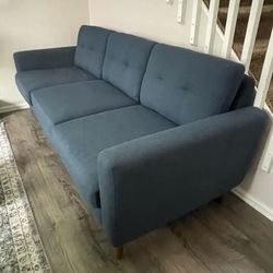 Blue Sofa Couch 