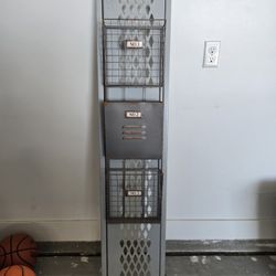Real Locker Door And Frame With Wire Pockets