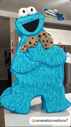 Cookie Monster  Sesame Street  piñata