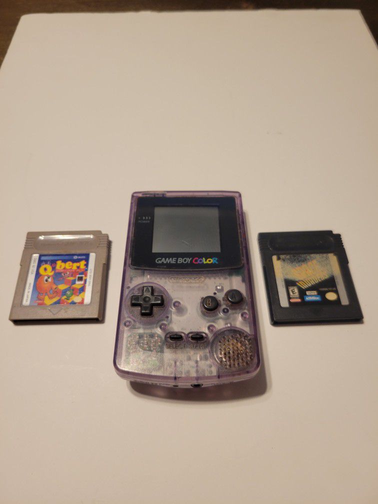 Nintendo Game Boy Color with 3 Games