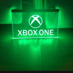 XBOX ONE logo acrylic LED light sign 16" Working 