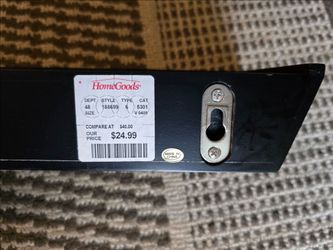 HOMEGOODS BLACK SHELF