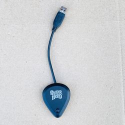 Guitar Hero SonyStation 3 PS3 Les Paul Wireless Receiver USB Dongle Red Octane Model 95121.806. Fully Tested Works Great